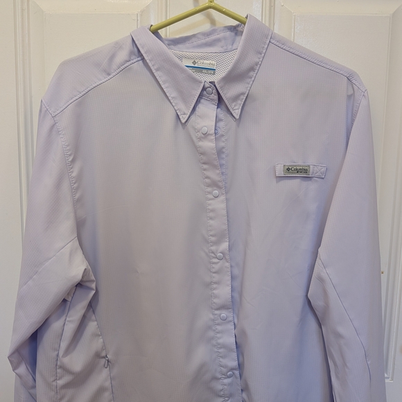 Columbia Tops - Columbia Lavender Button-Up Shirt Host Pick
